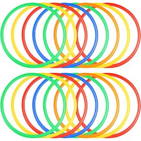 Deekin 40 قطعة من حلقات خفة الحركة وحلقات تدريب السرعة وخفة الحركة وحلقات القفز الدائرية لمعدات التدريب والرمي in Kuwait