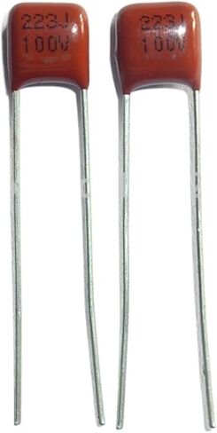 100 قطعة مصرف البحرين المركزي مكثف 223 100V 223J 0.022 فائق التوهج 22nF P5 CL21x الممعدنة فيلم البولي بروبلين مكثف in Kuwait
