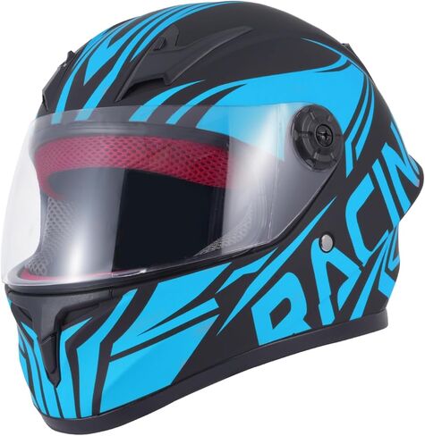 خوذة دراجة نارية كاملة الوجه للأطفال، خوذة دراجة نارية للطرق الوعرة موتوكروس ATV للدراجة الترابية Go-Kart ذات 4 عجلات، معتمدة من وزارة النقل in Kuwait