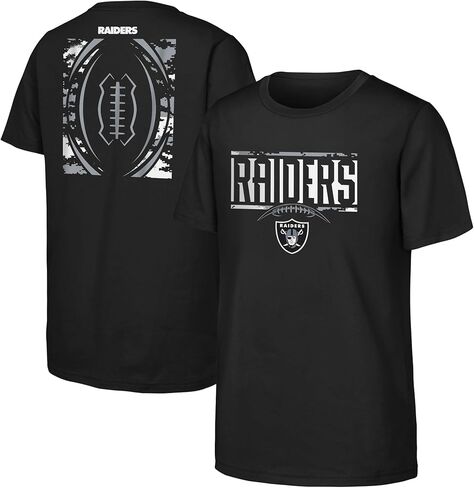 تي شيرت كرة القدم للأطفال الصغار المرخص رسميًا من NFL 8-20 First Down Team ذو شعار أساسي بأكمام قصيرة in Kuwait