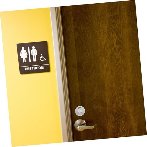 LIFKOME Privacy Indicator Door Lock Red Green Occupied Sign for Bathrooms Knob Design for Public Restrooms and Rvs Construction in Saudi Arabia