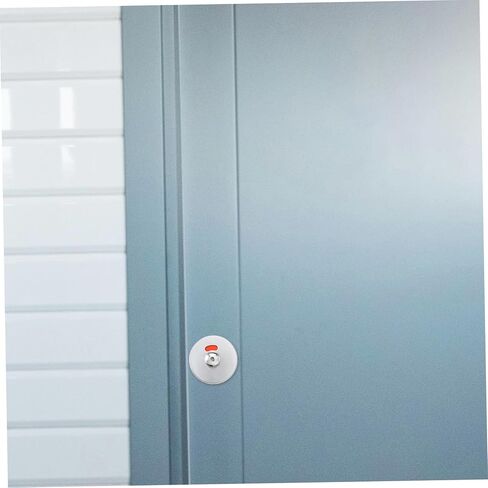 Lurrose Stainless Steel Bathroom Lock Occupied Vacant Indicator – Keyless Privacy Door Handle for Public Restroom Stalls Sturdy Indicator Lock for Hotel and RV Bathrooms in Saudi Arabia