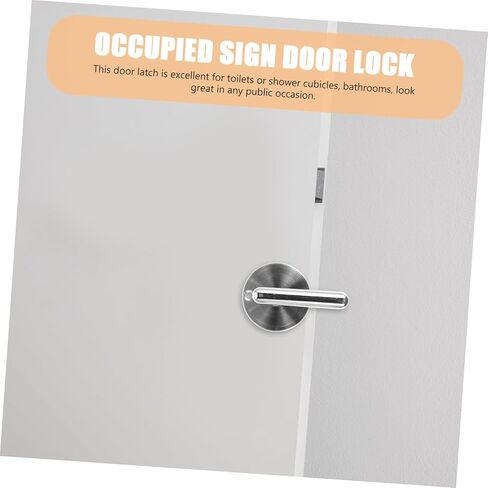 قفل خصوصية الحمام مع مؤشر أخضر أحمر، قفل باب علامة شاغرة للمراحيض ومقصورات الدش والمراحيض العامة سهلة الاستخدام للمطارات والمكاتب in Kuwait