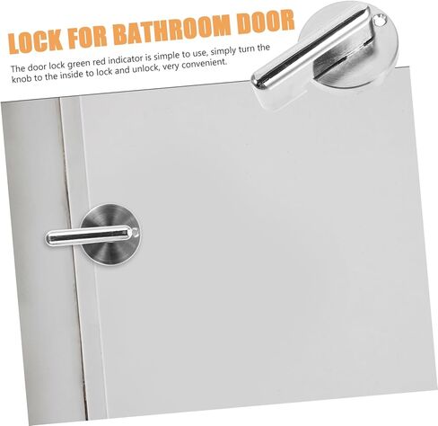 قفل خصوصية الحمام مع مؤشر أخضر أحمر، قفل باب علامة شاغرة للمراحيض ومقصورات الدش والمراحيض العامة سهلة الاستخدام للمطارات والمكاتب in Kuwait