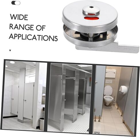 Balacoo Privacy Indicator Lock Keyless Door Lock with Occupied Vacant Sign for Public Restrooms Effortless Installation Scratch Resistant for Commercial Spaces in Saudi Arabia