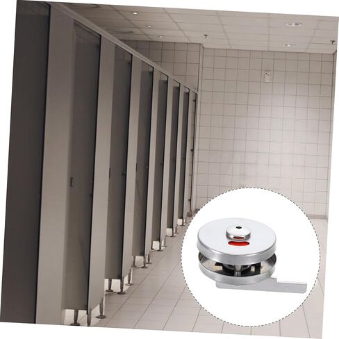 Balacoo Privacy Indicator Lock Keyless Door Lock with Occupied Vacant Sign for Public Restrooms Effortless Installation Scratch Resistant for Commercial Spaces in Saudi Arabia