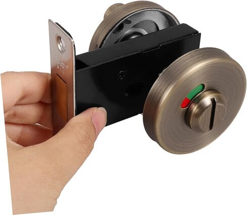 Uonlytech Stainless Steel Privacy Lock for Bathroom Door Keyless Indicator Lock for Public Restrooms Durable Design User Friendly Installation for Commercial Spaces in Saudi Arabia