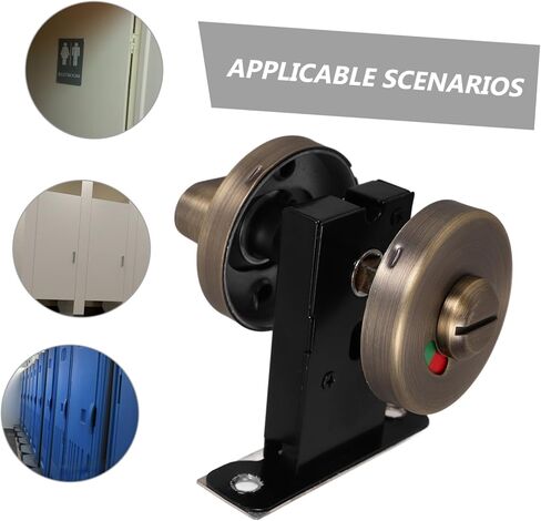 Uonlytech Stainless Steel Privacy Lock for Bathroom Door Keyless Indicator Lock for Public Restrooms Durable Design User Friendly Installation for Commercial Spaces in Saudi Arabia