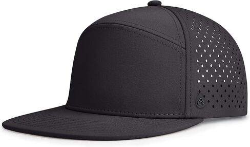 AOPREL Flat Brim Baseball Cap for Men Adjustable Water-Resistant Performance Hat with Breathable Laser Perforated in Kuwait