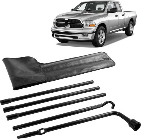 Spare Tire Tool Kit with Spare Tire Jack Handle and Wheel Lug Wrench Compatible with 2005-2019 Frontier Titan Pathfinder, 2005-2015 Amanda Xterra in Kuwait
