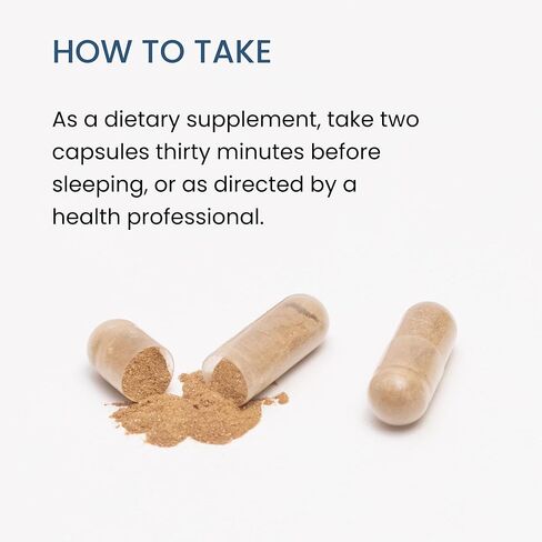 The Wellness Company Restful Sleep - Melatonin-Free, Deep Sleep, REM Support, Non-Habit Forming - Kava, Rafuma Leaf, Ashwagandha & Valerian Root | 120ct (2 Month Supply) in Kuwait