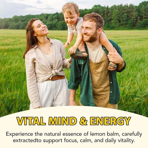 قطرات بلسم الليمون العضوي - 120 حصة من المكملات العشبية مع مستخلص أوراق بلسم الليمون الطبيعي للهضم والاسترخاء ويدعم النوم الصحي، غير معدل وراثيًا، وخالي من الكحول - 2 أونصة سائلة in Kuwait