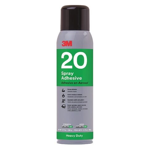 3M™ Heavy Duty 20 Spray Adhesive, Clear, Net Weight 13.8 oz in Saudi Arabia
