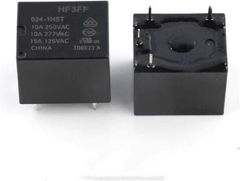 5 قطعة تتابع الطاقة HF3FF-005-1HST HF3FF-012-1HST HF3FF-024-1HST 5V 12V 24V 4PIN 10A 250V(HF3FF-024-1HST) in Saudi Arabia