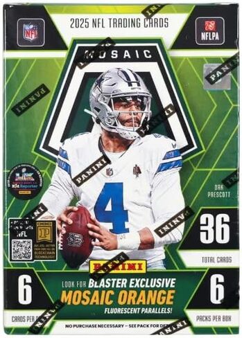 2025 Mosaic Football Trading Cards Blaster Box 36 Cards Per Box. in Saudi Arabia