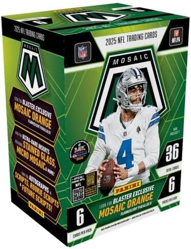 2025 Mosaic Football Trading Cards Blaster Box 36 Cards Per Box. in Saudi Arabia