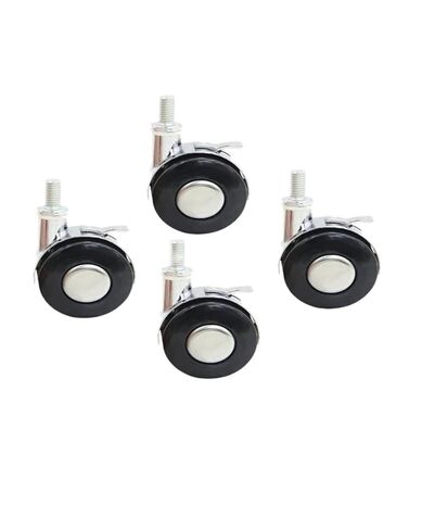 [Pack of 4] Universal Wheel Universal Wheel 1.5-inch Silent Roller Bed Alloy Coffee Table Computer Pulley M8 in Saudi Arabia