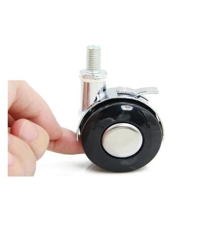 [Pack of 4] Universal Wheel Universal Wheel 1.5-inch Silent Roller Bed Alloy Coffee Table Computer Pulley M8 in Saudi Arabia