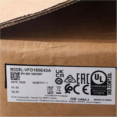 SMOCONE المعجل VFD150E43A محول التردد العاكس 15Kw VFD150E43A مختوم في صندوق مع ضمان لمدة سنة واحدة من المصنع in Kuwait