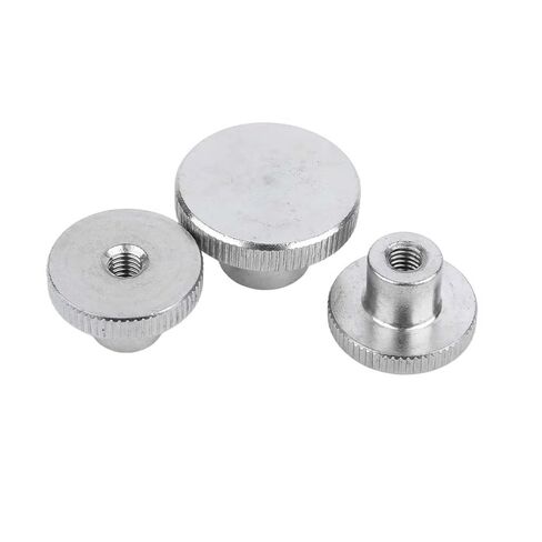 1-5 قطع M2-M12 304 صامولة إبهام مخرشة من الفولاذ المقاوم للصدأ مع طوق أعمى/من خلال فتحة أجزاء طابعات ثلاثية الأبعاد صامولة حائط ستارة يدوية (M2 أعمى (5 قطع)) in Saudi Arabia