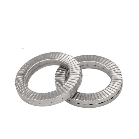 10/20pcs M8 M10 M12 M16 M20 Washer Lock Washers Genuine Wedge Lock Washers Wedge Lock Washer Dacromet Gasket(10pcs M20) in Saudi Arabia