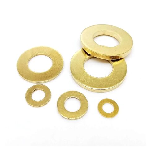 700pcs Solid Brass Copper Flat Washer Plain Gasket Ring Pad Mix Size M2 M2.5 M3 M4 M5 M6 M8 Assortment Kit Set Box in Saudi Arabia