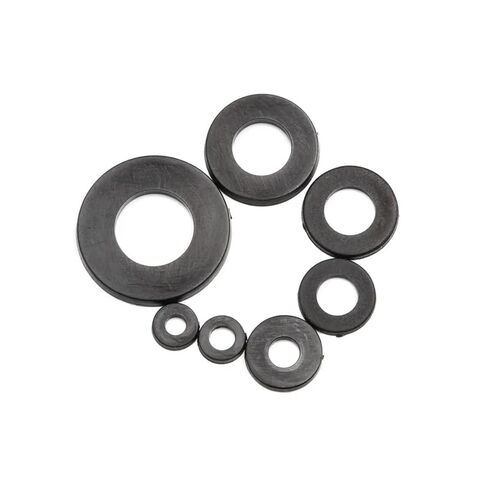 250PCS Nylon Washers M2 M2.5 M3 M4 M5 M6 M8 Nylon Washers Plastic Insulation Spacers Seals Black White Set Gasket Ring Kit in Saudi Arabia