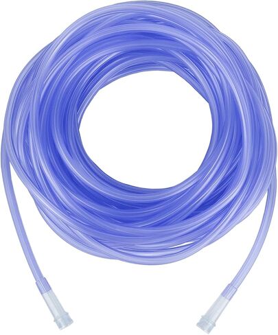 Oxygen Tubing Non Kinking & Crush Resistant, Purple Oxygen Hose with Standard Connectors for Cannula Nasal Tubing and Oxygen Concentrator, Latex-Free, 6-Channel Design (50ft) in Saudi Arabia