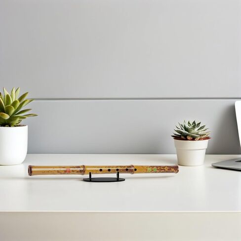 Toddmomy 2pcs Flute and Piccolo Stand Holder Musical Instrument Rack Stable Desktop Flute Display and Storage Organizer for Wind Instruments in Kuwait