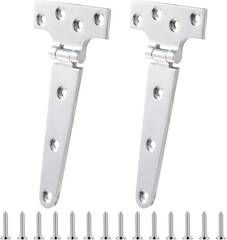 مفصلات T من الفولاذ المقاوم للصدأ 316 شديدة التحمل، من الدرجة البحرية، عبوتان مع براغي للقوارب والخزائن والأبواب والمقطورات والبوابات in Kuwait