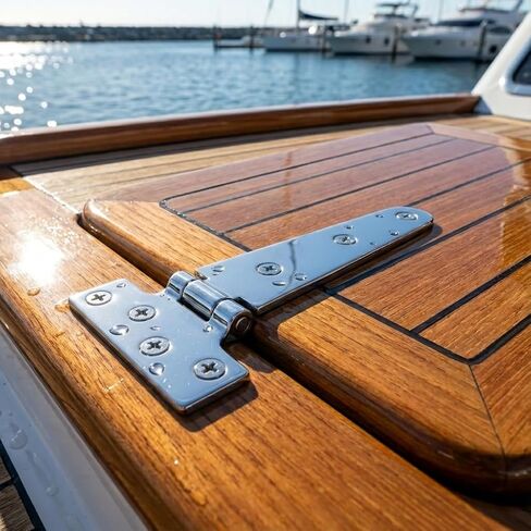 مفصلات T من الفولاذ المقاوم للصدأ 316 شديدة التحمل، من الدرجة البحرية، عبوتان مع براغي للقوارب والخزائن والأبواب والمقطورات والبوابات in Kuwait