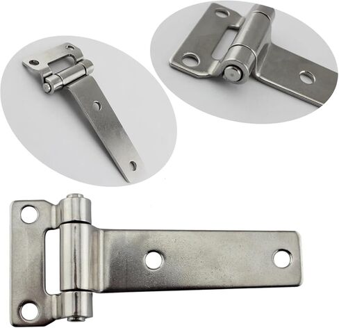 4PCS T Hinge Heavy Duty Marine Boat Yachts Stainless Steel Door Hinges 135x58x27mm Boat Yacht Accessories in Saudi Arabia