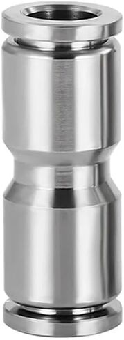 10Pcs 304 Stainless Steel Pneumatic Fitting PU Straight PG Reducer Quick Connector 4 6 8 10 12mm Air Compressor Hose Joint(PG6-4) Plumbing Fittings in Saudi Arabia