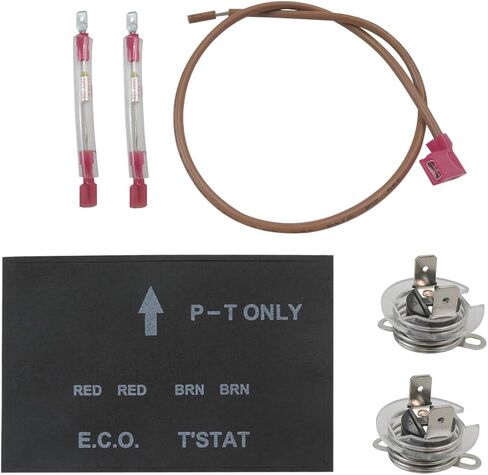 RV Water Heater Thermal Cutoff & ECO Thermostat Assembly Kit for at Wood Gas/Electric EXT Water Heater Replacement Parts 91447 93866, GCH6-4E GCH6-6E G6A-7E G6A-8E GC6AA-9E GCH10A-2E G610-3E in Saudi Arabia