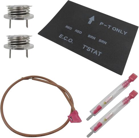 RV Water Heater Thermal Cutoff & ECO Thermostat Assembly Kit for at Wood Gas/Electric EXT Water Heater Replacement Parts 91447 93866, GCH6-4E GCH6-6E G6A-7E G6A-8E GC6AA-9E GCH10A-2E G610-3E in Saudi Arabia