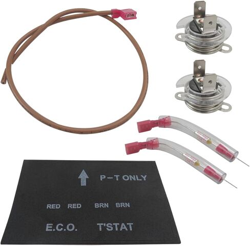 RV Water Heater Thermal Cutoff & ECO Thermostat Assembly Kit for at Wood Gas/Electric EXT Water Heater Replacement Parts 91447 93866, GCH6-4E GCH6-6E G6A-7E G6A-8E GC6AA-9E GCH10A-2E G610-3E in Saudi Arabia
