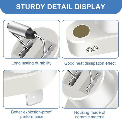 005899F صمام قطع حراري 152 درجة مئوية، متوافق مع Raypak 005899F Zodiac R0012200 مجموعة استبدال مفتاح تشغيل سخان حمام السباحة، أجزاء سخان حمام السباحة، ملحقات وصلة الصمامات الحرارية، قطعة واحدة in Kuwait