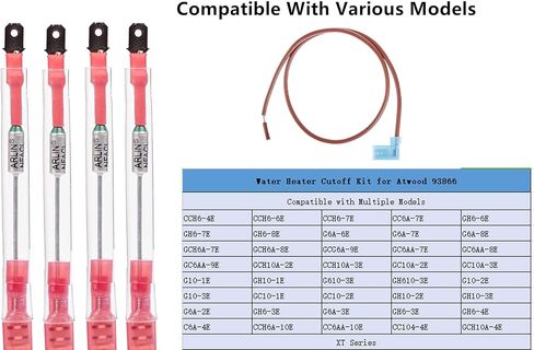 Thermal Cut off Kit for Rv Atwood 93866 Water Heater Cutoff Replacement OEM Part Thermal Fuse, Toilet Part and Fittings Oem 5 Pcak Atwood Rv Water Heater Parts in Saudi Arabia