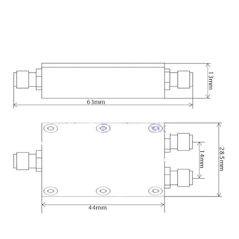 SMA-K Power Divider Splits from 1 to 2 (0.5-6GHz) in Kuwait