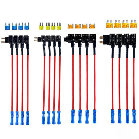 10 Pack 1 Types 12V Car Add-a-Circuit Fuse Tap Adapter,Mini Fuse Taps for Cars Trucks Boats in Saudi Arabia