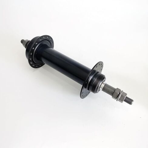 Fat Tire Bike Wheel Part Bicycle Front & Rear Hub 135x190mm Width 36 Hole, Fit Threaded Freewheel 20"/26" x4.0 Snow Bicycle, Disc Brake (Black) in Saudi Arabia