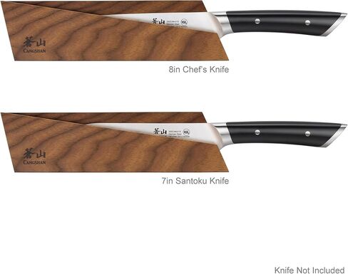 غمد سكين مغناطيسي من خشب الرماد من كانجشان لـ (8 بوصات للطهاة/7 بوصات سانتوكو/7 بوصات ناكيري)، 503947 in Kuwait