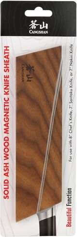 غمد سكين مغناطيسي من خشب الرماد من كانجشان لـ (8 بوصات للطهاة/7 بوصات سانتوكو/7 بوصات ناكيري)، 503947 in Kuwait