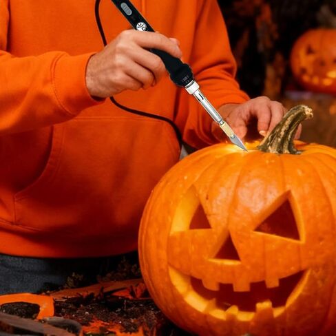 31 Pieces Electric Hot Knife Foam Cutter Tool | 23 Blades | Adjustable Temperature | 3 Chuck Sleeves | for Plastic Cutting in Kuwait