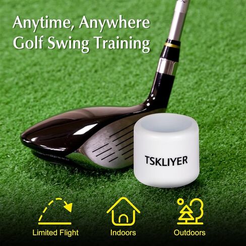 12 Pcs Practice Golf Balls, Limited Flight Golf Practice Balls Training Aid for All Golfers Full Swing in Indoors Backyard Driving Range in Saudi Arabia