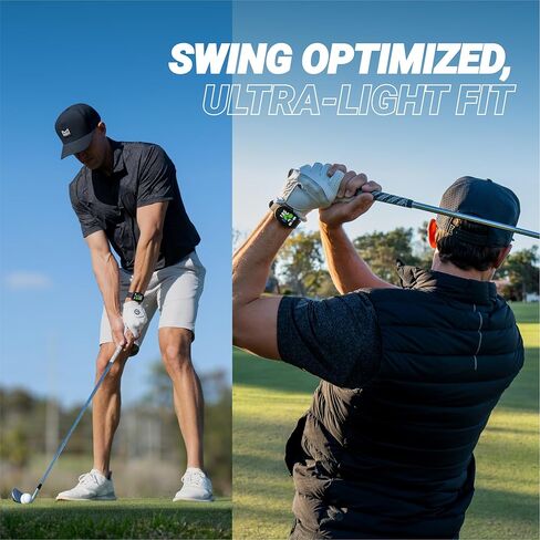 ساعة Blue Tees Golf Playmaker + GPS Golf مع شاشة AMOLED تعمل باللمس | أكثر من 42,000 دورة تدريبية محملة مسبقًا، وتتبع اللقطات المتقدم ومسافات GPS الديناميكية، والطقس في الوقت الفعلي وعرض الدورة التدريبية، ومقاومة للماء IP67 in Kuwait