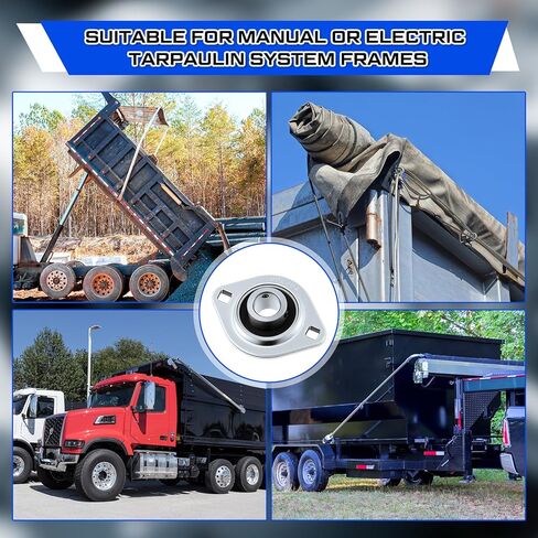 4 قطعة SBPFL204-12 3/4 "رمح مضغوط شفة تحمل اثنين الترباس شنت شفة تحمل استبدال لأنظمة قماش القنب شاحنة قلابة in Saudi Arabia