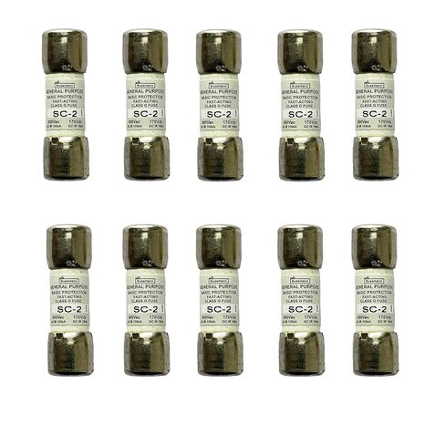 10-Pack جديد SC-2 SC-2A SC 2A 600Vac صمام تأخير الوقت، BP/SC-2A BG3031P صمامات خرطوشة الرفض الحالية من الفئة G in Kuwait