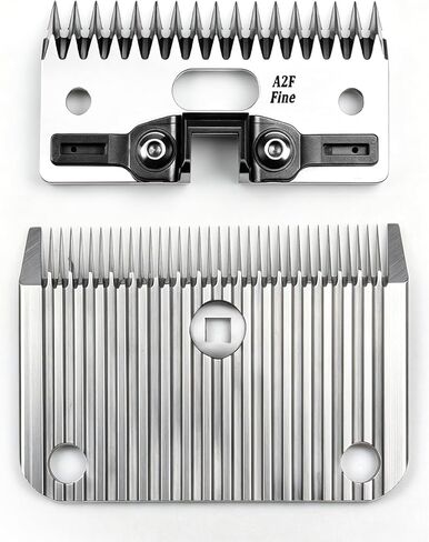 شفرة متوسطة A2/AC بطول 2.5 مم (3/32 بوصة)، تناسب الخيول والماشية العامة، متوافقة مع ماكينة قص الحيوانات Lister Star/Legend/Liberty/Fusion in Kuwait