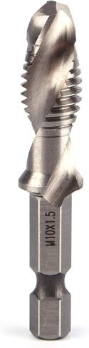 1/2 34 20 UNF X 1/4 34 محول عرقوب سداسي، مم Kılavuz M10 HSS /4 "مثقاب ساق سداسي ولقم مستدق أدوات وي لقم ثقب الحنفية in Kuwait